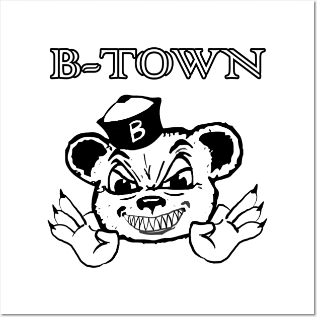 B-Town Bear Wall Art by J Dubble S Productions